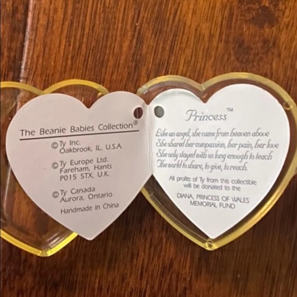 RARE Princess Diana Beanie Baby - Picture 3 of 3